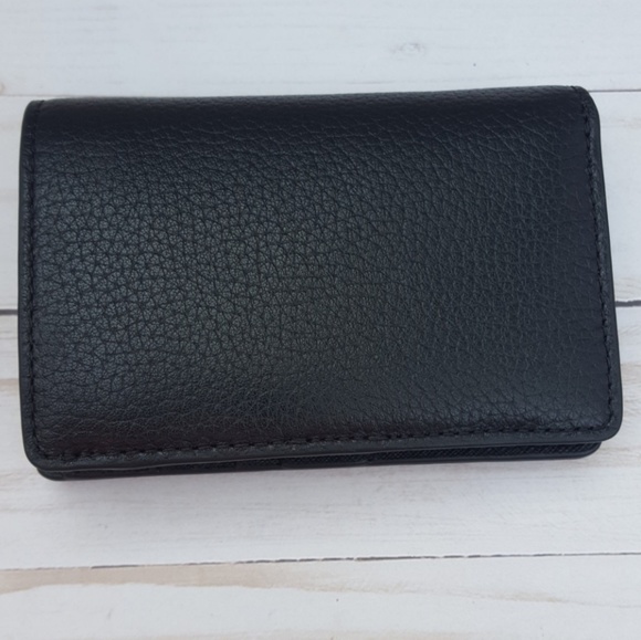 Michael Kors Wallet Medium Slim Black Leather NWT - Picture 2 of 8